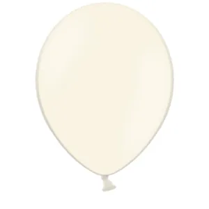 Lateksballonger (100stk): Pastel - Flere farger - 30cm - Vanilla (Pastel)