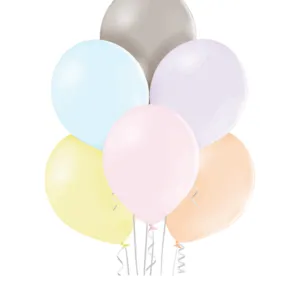 Lateksballonger (100stk): Pastel - Flere farger - 30cm - Macaron Assortert