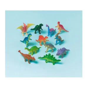 Pinata Fyll - Dinosaurer (12stk): Assorterte farger