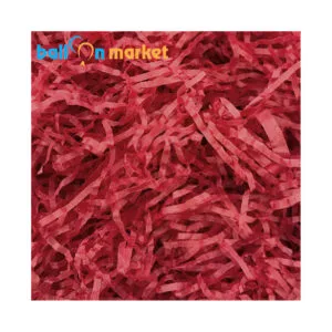 Konfetti / Revet papir: Rød - 1kg