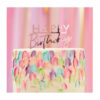 Kaketopp: "Happy Birthday" - 11 x 12cm - Bilde 2