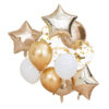 Ballongbukett: Metallic Gold