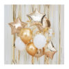 Ballongbukett: Metallic Gold - Bilde 2