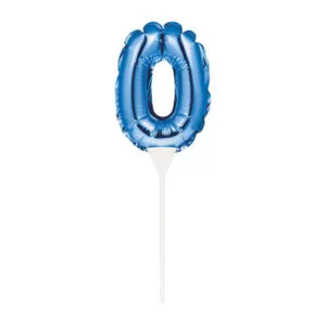 Kaketopp: Ulike tall - Blå - 13cm