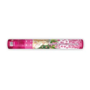Konfettikanon: Rosa Roseblader - 40cm