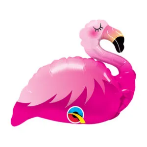 Folieballong: Rosa Flamingo - 36cm
