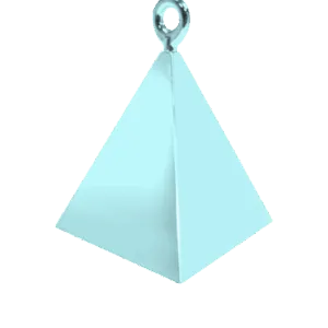Ballongvekt: Pyramide - Flere farger - 110g - Lys Blå