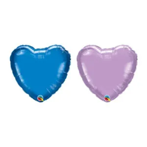 Folieballong: Hjerte - Flere farger - 10cm