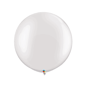 Lateksballonger (2stk): Flere farger (Pearl Tone) - 76cm - Pearl White (Pearl Tone)