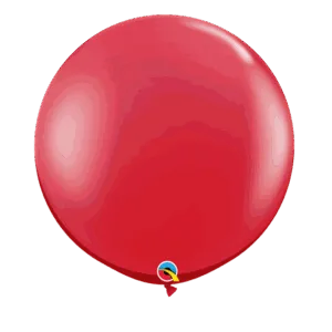 Lateksballonger (2stk): Flere farger (Jewel Tone) - 91cm - Ruby Red (Jewel Tone)