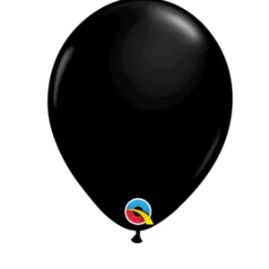 Lateksballonger (100stk): Flere farger - (Fashion Tone) - 13cm - Onyx Black (Fashion Tone)
