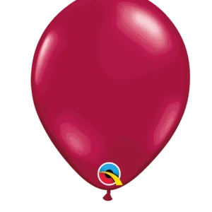 Lateksballonger (100stk): Flere farger (Jewel Tone) - 13cm - Sparkling Burgundy (Jewel Tone)