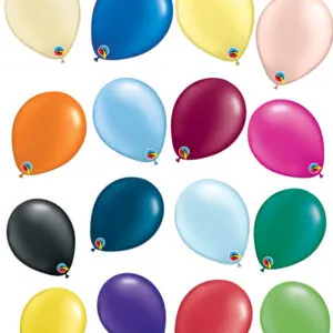 Lateksballonger (100stk): Flere farger (Pearl Tone) - 13cm