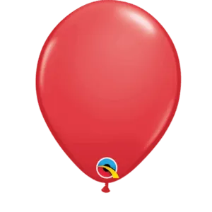 Lateksballonger (100stk): Flere farger (Standard) - 13cm - Red (Standard)
