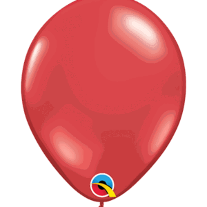 Lateksballonger (100stk): Flere farger (Jewel Tone) - 13cm - Ruby Red (Jewel Tone)