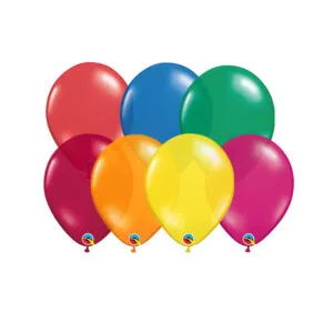 Lateksballonger (100stk): Flere farger (Jewel Tone) - 28cm