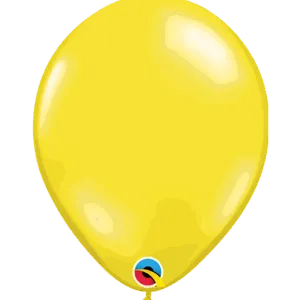 Lateksballonger (100stk): Flere farger (Jewel Tone) - 28cm - Citrine Yellow (Jewel Tone)
