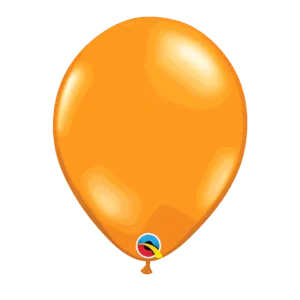 Lateksballonger (100stk): Flere farger (Jewel Tone) - 28cm - Mandarine Orange (Jewel Tone)