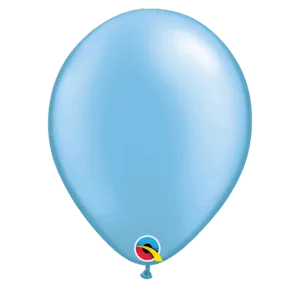 Lateksballonger (100stk): Flere farger (Pearl Tone) - 28cm - Pearl Azure (Pearl Tone)