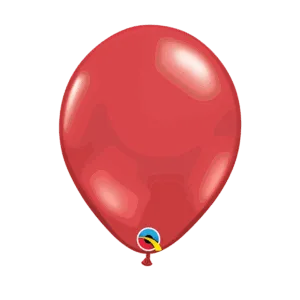 Lateksballonger (100stk): Flere farger (Jewel Tone) - 28cm - Ruby Red (Jewel Tone)
