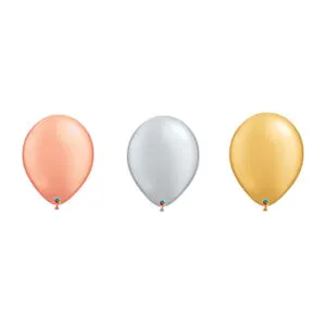Lateksballonger (50stk): Flere farger (Metallic) - 41cm