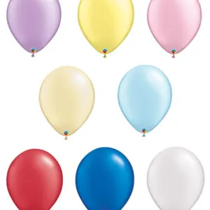 Lateksballonger (50stk): Flere farger (Pearl Tone) - 41cm