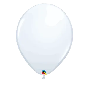 Lateksballonger (50stk): Flere farger (Standard) - 41cm - White (Standard)
