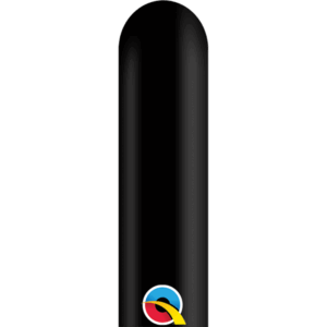 Figurballonger (100stk): Flere farger (Fashion Tone) - 5 x 150cm - Onyx Black (Fashion Tone)