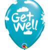 Lateksballonger (25stk): "Get Well" Assortert - 28cm - Bilde 4