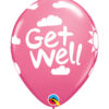 Lateksballonger (25stk): "Get Well" Assortert - 28cm - Bilde 2