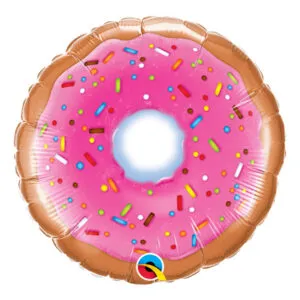 Folieballong: Donut - 23cm