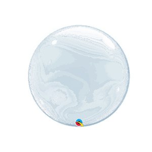 Bubbleballong: Gjennomsiktig - 61cm