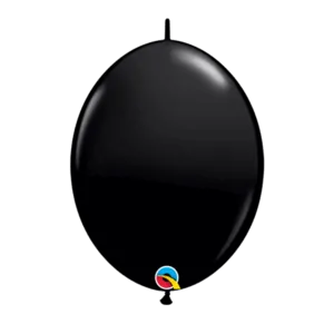 Lateksballonger (50stk): Quick Link - Flere farger (Fashion Tone) - 15cm - Onyx Black (Fashion Tone)
