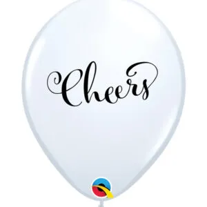 Lateksballonger (25stk): "Cheers" - 28cm