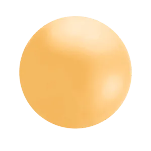 Lateksballong: Flere farger - 122cm - Oransje