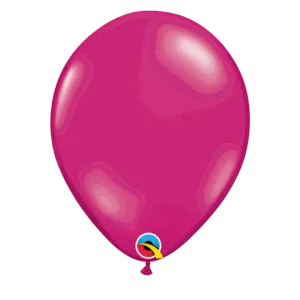 Lateksballonger (100stk): Flere farger (Jewel Tone) - 28cm - Magenta (Jewel Tone)