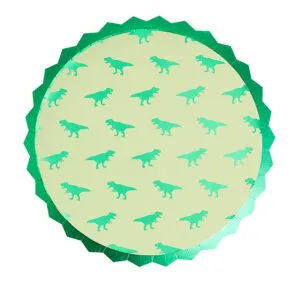 Tallerkener (8stk): Dinosaurer - 23cm