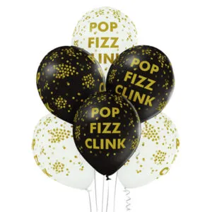 Ballongbukett: Pop Fizz Clink