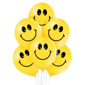 Ballongbukett: Smiley Emoticons - Extra large