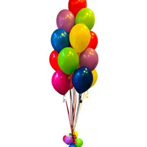 Ballongbukett: Colourful