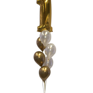 Ballongbukett: Classy Gold Bash - Medium
