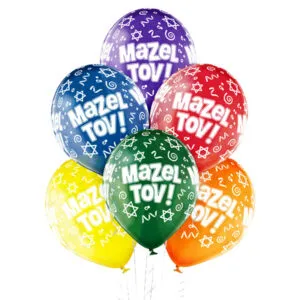 Ballongbukett: Mazel Tov!