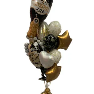 Ballongbukett: Celebrate with Pop Fizz and Clink! - Large