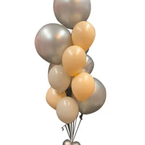 Ballongbukett: Silver Treasure Jumbo - Extra large