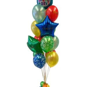 Ballongbukett: Birthday of a Shining Star