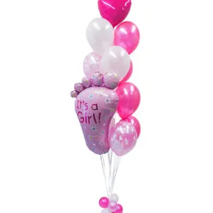 Ballongbukett: Oh baby, It's a Girl! - Medium