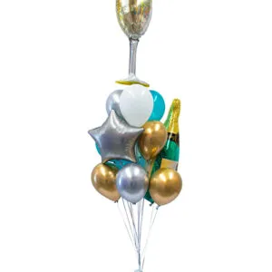 Ballongbukett: Bubble Party - Small