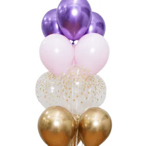Ballongbukett: Purple delight - Medium