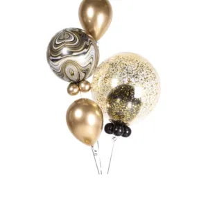 Ballongbukett: Marble glitz - Large