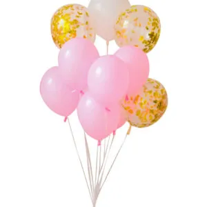 Ballongbukett: Pastel pamper bundle